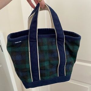 Plaid LLbean Mini Tote bag